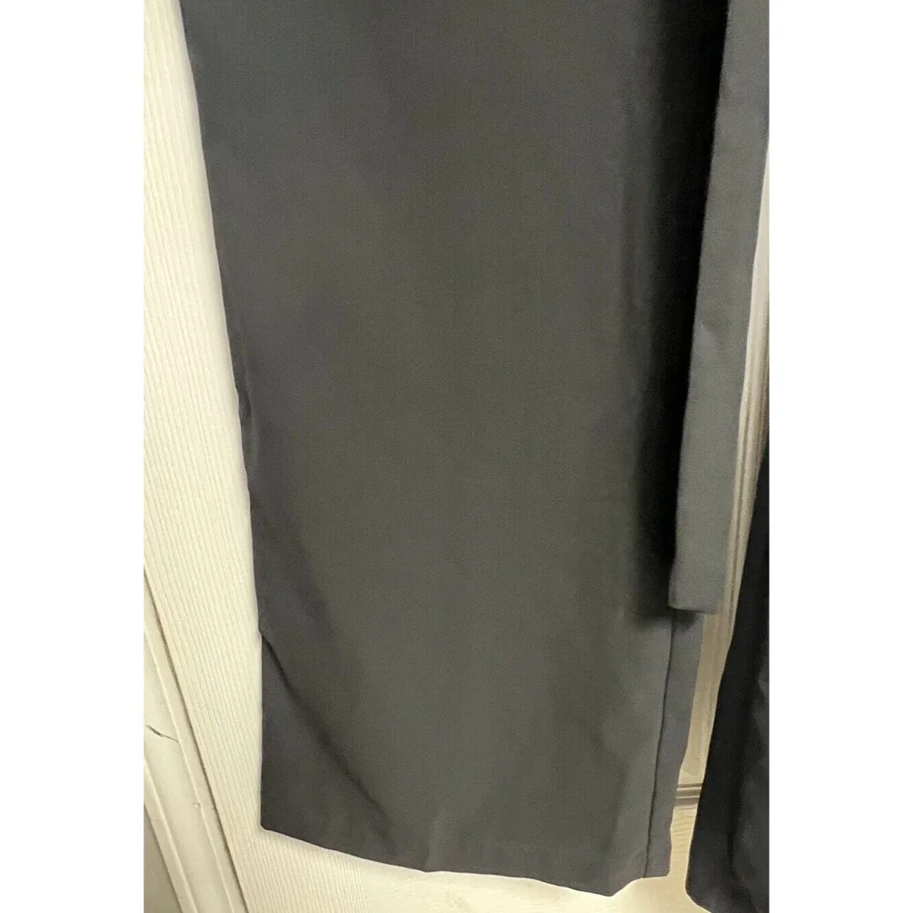 ZARA Basic Women's Sleeveless Wide Leg Jumpsuit Black Size Medium High Neck - Picture 3 of 5